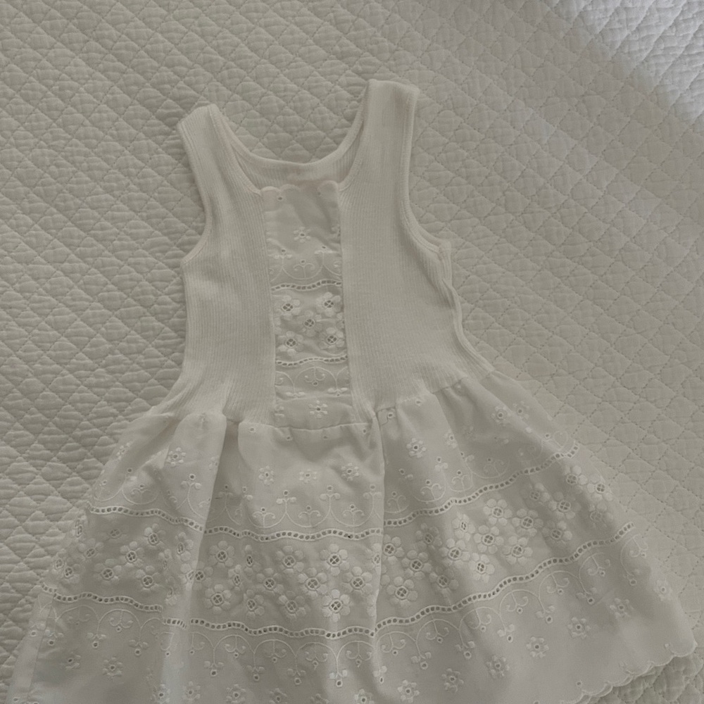 Elegant White Kids Dress